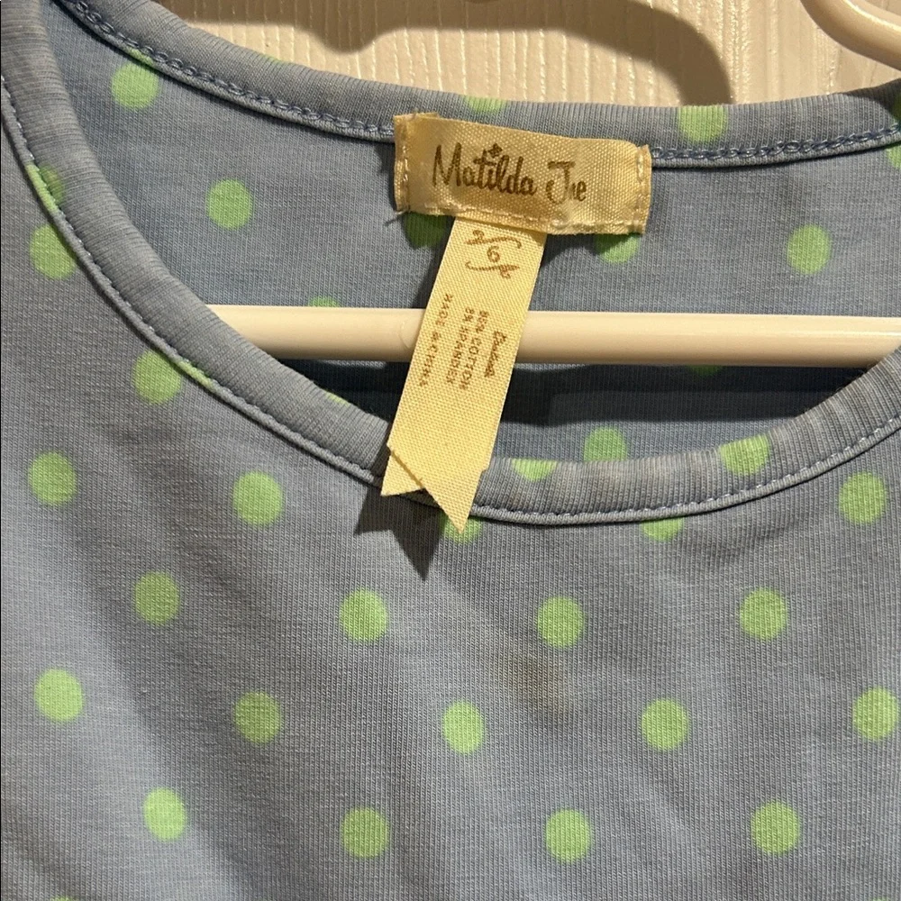 Matilda Jane Polka Dot Dress in Blue and Green - Picture 3 of 3